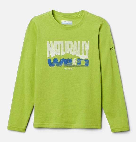 Columbia Naturally Wild Shirts Yellow For Boys NZ32974 New Zealand